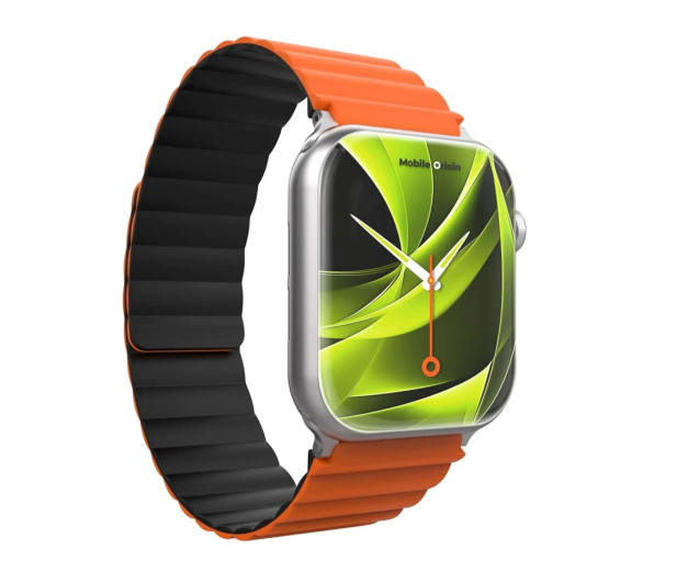 Mobile Origin Magnetic Watch Strap IIorange/black Apple Watch 49mm/46mm/45 - 1504122 - zdjęcie